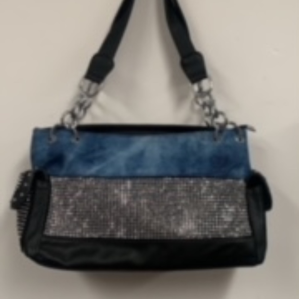 Blue Jean and Black Purse
